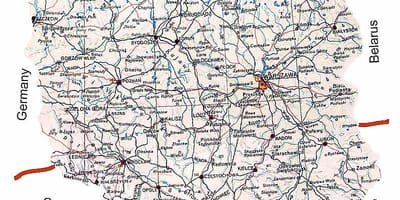 Mappa di via Polonia, via